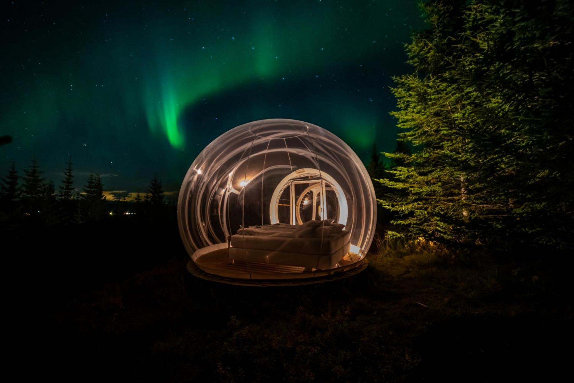 Buubble Hotel - Oelvisholt Selfoss Extérieur photo